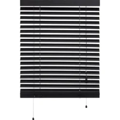 Kwantum Bamboe Jaloezie Jax Zwart 80x175 Cm