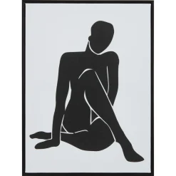 Kwantum Canvas Woman Zwart
