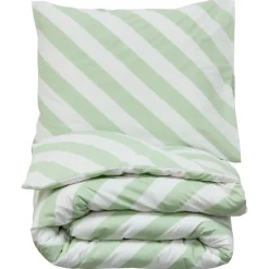 Kwantum Dekbedovertrek Riley - Groen 140x220 Cm