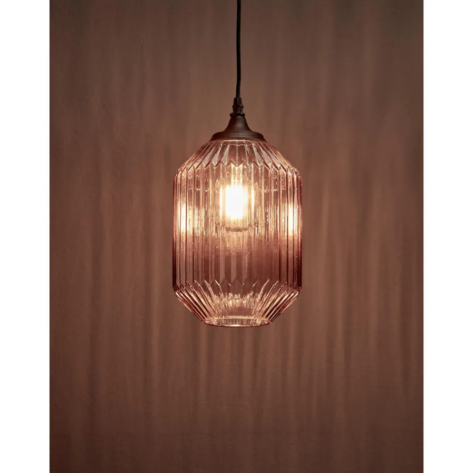 Kwantum Hanglamp Pane Licht Bruin