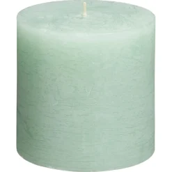 Kwantum Kaars Rustiek Mint 10x10 Cm
