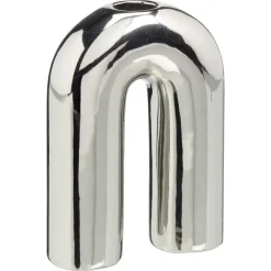 Kwantum Kandelaar Bergen Zilver 13 Cm
