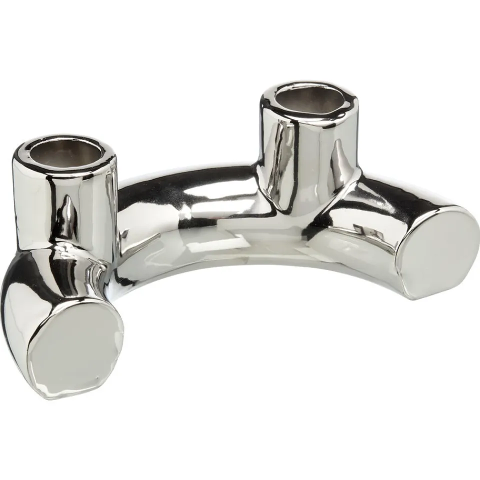 Kwantum Kandelaar Berra Zilver 17 Cm