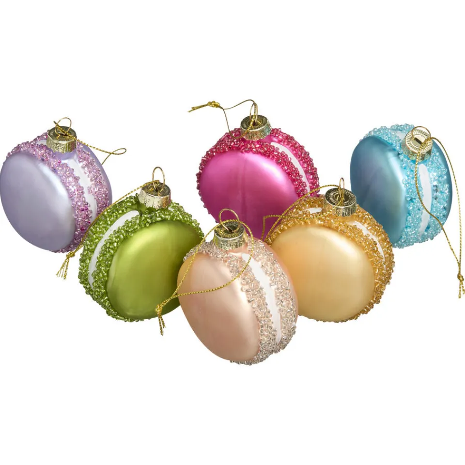 Kwantum Kerstballen Macaron Multicolor - 6 Stuks