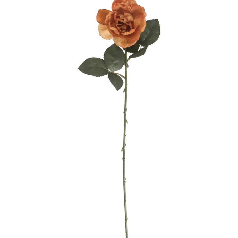Kwantum Kunstbloem Roos Terra