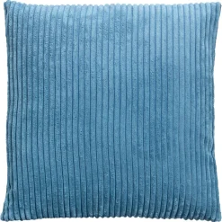 Kwantum Kussen Rib Donker Blauw 45x45 Cm