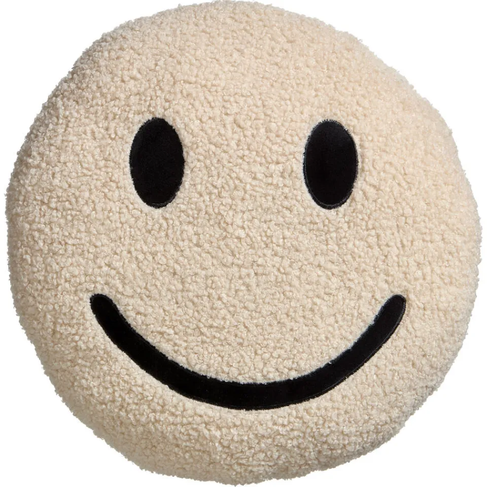 Kwantum Kussen Smiley Beige Ø35 Cm ø 35 Cm