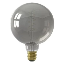 Kwantum LED Lamp 125 Mm E27 4W Titanium Dimbaar