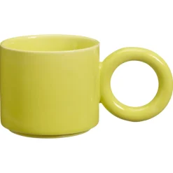 Kwantum Mok Met Oor Crispen Fluor Lime 225ml