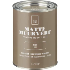 Kwantum Muurverf Mat Khaki 1 L