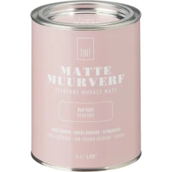 Kwantum Muurverf Mat Oud Roze 1 L
