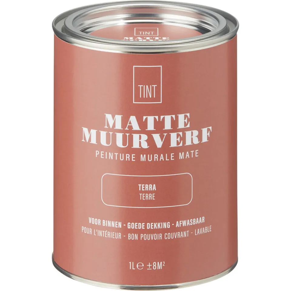 Kwantum Muurverf Mat Terra 1 L