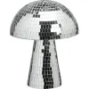 Kwantum Object Paddenstoel Disco Zilver - 20x20x24 Cm