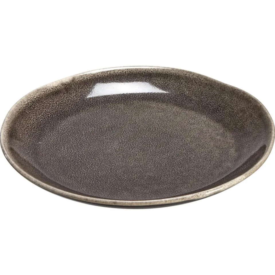 Kwantum Ontbijtbord Glaze Antraciet - ⌀22cm