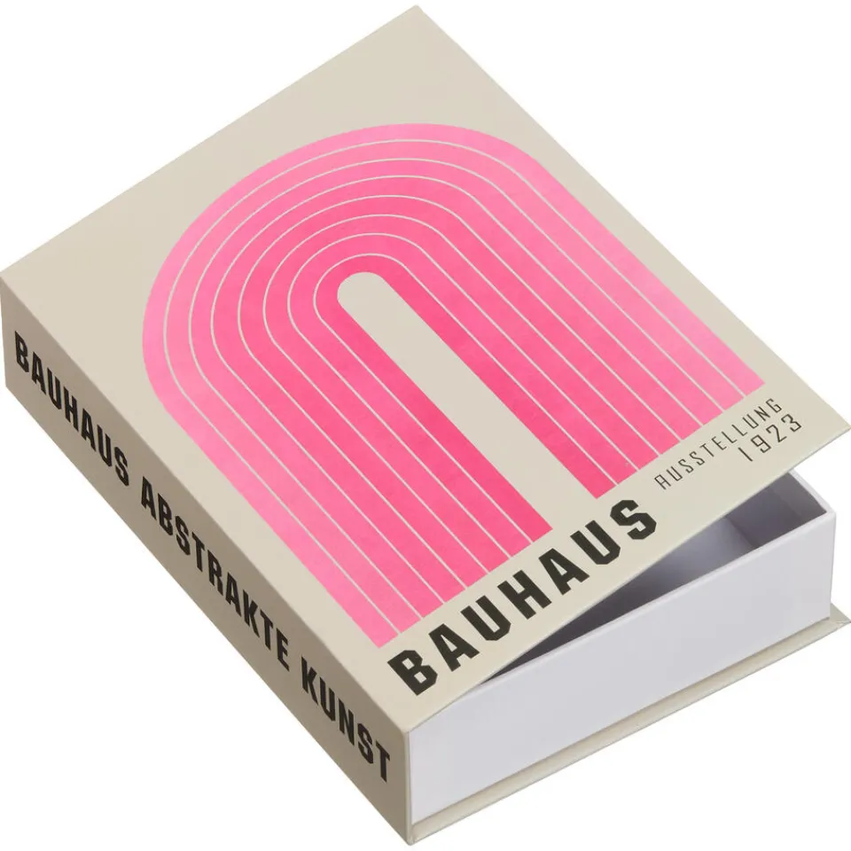 Kwantum Opbergboek Bauhaus Roze 16x23x5 Cm 16x23 Cm