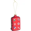 Kwantum Ornament Koffer Rood