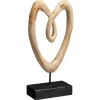 Kwantum Ornament Op Voet Teak
