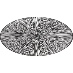 Kwantum Placemat Marsha Zwart ⌀38 Cm