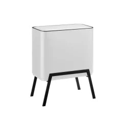 Kwantum Prullenbak Op Pootjes 25+12+5 Liter Beige