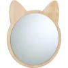 Kwantum Spiegel Kat Hout