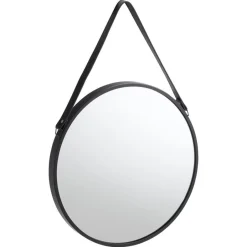 Kwantum Spiegel Terlan Zwart 45 Cm