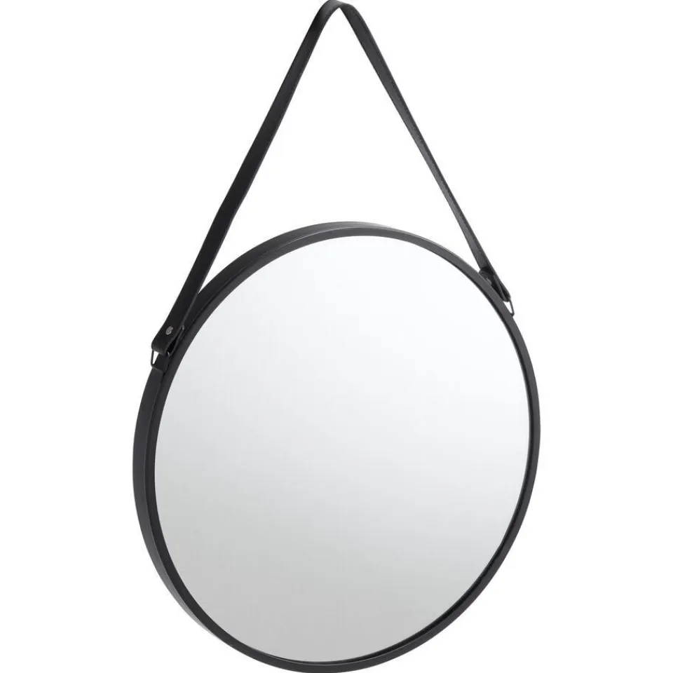 Kwantum Spiegel Terlan Zwart 45 Cm