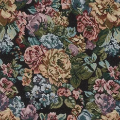 Kwantum Stof Fleur Zwart