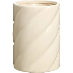Kwantum Vaas Swirl Off-White - Ø14x19 Cm 14x19 Cm