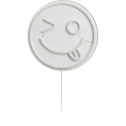 Kwantum Wandlamp Smiley Neon